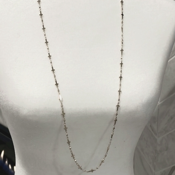 Stainless Steel Cross Necklace - Picture 2 of 7